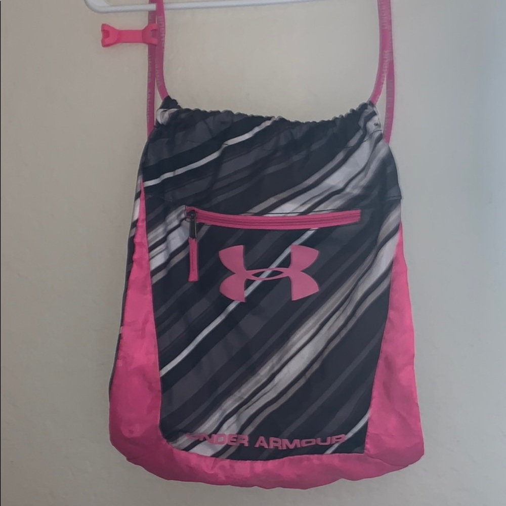 Under armour pull string backpack
